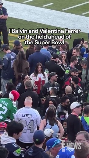 You gotta believe us when we tell you: J Balvin and Valentina Ferrer are ready for the Super Bowl.