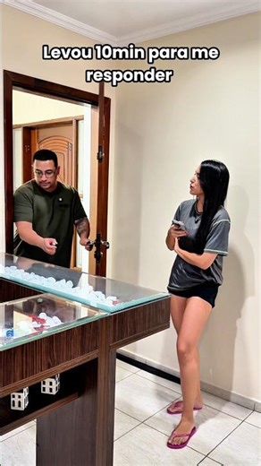 Quando ele demora 10min para me responder… #humor #comedia #casal