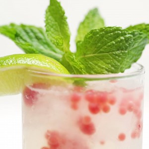 1.1M views · 3.7K shares | Raspberry Molecular Mojito Full recipe: https://taste.md/2cX2RYY | Tastemade | Facebook