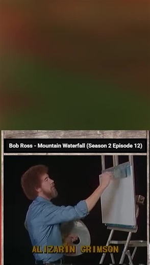 Following Bob Ross Tutorials 24/100 | Bob Ross Painting Tutorials