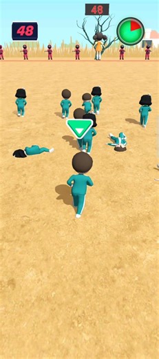 Enjoy the squid game Red light green light gameplay player 456 Android iOS #viral #shorts