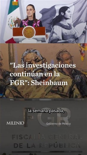 Claudia Sheinbaum states that the FGR will determine the actions for 'El Mayo' Zambada