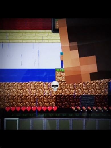 マイクラで巨大顔を作ってみた！