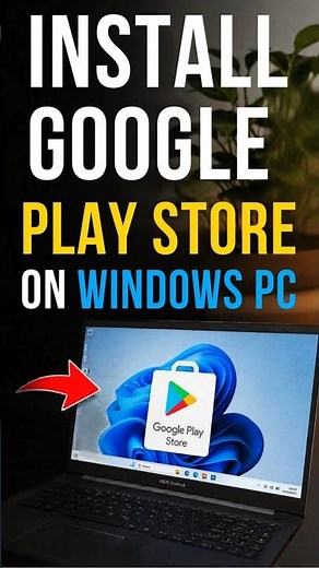 Google Play Store on Windows? 😱 #shorts