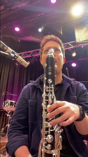 Bass clarinet solo impro. Is it too much?😅 #bassclarinet #band #クラリネット #latinmusic #brazilianmusic