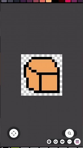 اول يوم من تعلم بكسل ارت#PixelArt #PixelArtChallenge #Day1 #LearnPixelArt #DigitalArt #GameArt