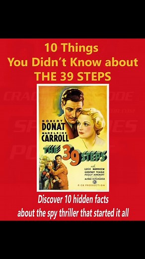 Before James Bond… there was The 39 Steps. Discover 10 hidden facts about the spy thriller that started it all. 🕶️🎬 Website Episode Page: https://bit.ly/49BuGlv Podfollow: https://pod.fo/e/34a659 Apple: https://apple.co/3JliPh0 Spotify: https://bit.ly/3WzC9Km Overcast: https://overcast.fm/ Spu9B7d4g Pocket Casts: https://bit.ly/4nWBZYR Podcast Addict: https://bit.ly/4oQgNnX YouTube Audio Podcasts: https://bit.ly/49yxujh #Hitchcock #SpyMovies #ClassicCinema #The39Steps #ClassicFilm #MovieHistor
