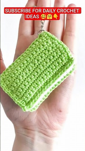 DIY Mini Book Crochet Keychain Gift Ideas for beginners #crochetforbeginners #keychain #gift