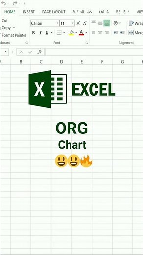 ORG chart in excel 💯🤓 #shorts #excel