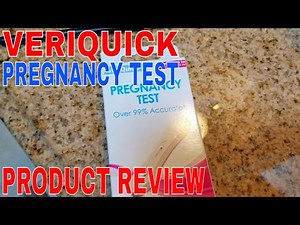 How To use VeriQuick Pregnancy Test Review 🔴