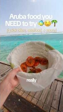 We found Aruba’s best restaurants and cuisine 😍🤤 #travel #aruba