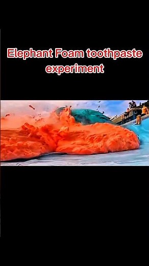 Elephant Foam toothpaste Experiment #mrbeast #mrbeastnewvideo #mrbeastshorts