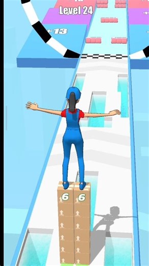 Roof Rails Level 8 Gameplay 😱🔥 | Smooth Run & Epic Finish #shorts​ #gaming​