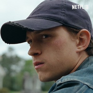 1.9M views · 9K reactions | Tom Holland, Bill Skarsgård, Riley Keough, Jason Clarke, Sebastian Stan, Haley Bennett, Eliza Scanlen, Mia Wasikowska, and Robert Pattinson star in The Devil All The Time. September 16. | Netflix | Facebook