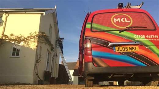 Bit of ladder work and cabling. #mklcs #aldderwork #cabling