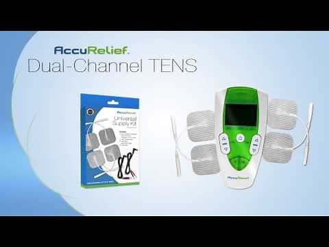 AccuRelief Dual Channel TENS Pain Relief System (Over the Counter TENS UNIT)