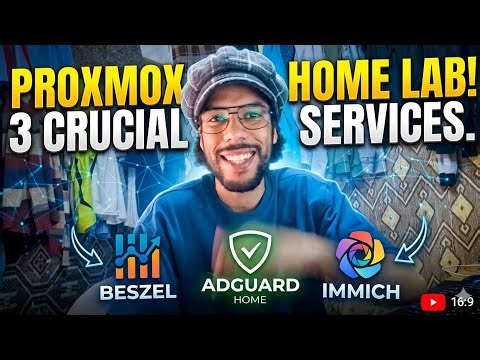 3 CRUCIAL Proxmox Services You NEED to Run! (Beszel, AdGuard, Immich)