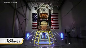 Nothing American-made has touched down on the moon since Apollo 17 more than a half-century ago — but a Texas company could become the first private business to land a spacecraft on the moon later today. https://cbsn.ws/42RUaGa | CBS Mornings