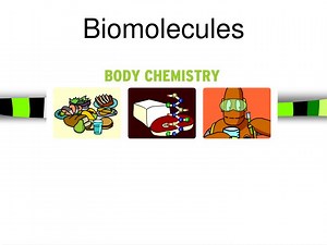 Biomolecules - SlideServe