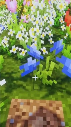 Flower World in Minecraft: Beautiful or Dangerous? 🌻✨ #minecraft