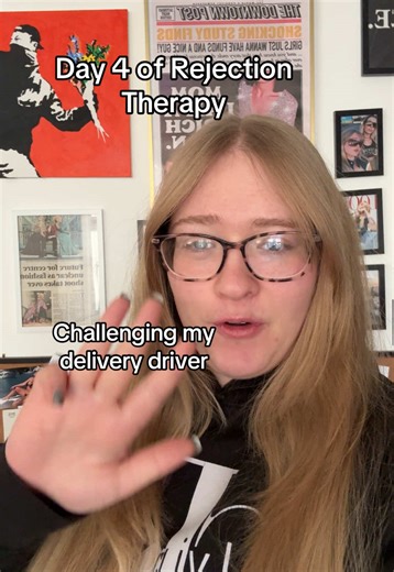 🍕Day 4 of Rejection Therapy Asking my @Dominos_uki delivery driver if he wants to come in for a slice I giggled so hard about this one after, what a fun and innocent way to use your free will🤣🤣 Follow @burnthedrafts to see how days 5-100 go #rejectiontherapy #rejectionsensitivity #rejectiontherapychallenge #embarrassment #cringeworthy