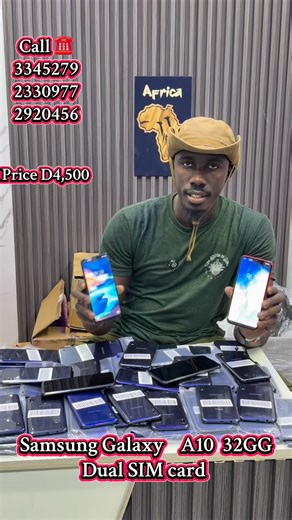 Ibrahim Original  on Instagram: "Samsung Galaxy A10 Dual SIM card Price D4,500 Call ☎️ 2330977 Location 📍Serrekunda market #Viral #original #Gambia #SamsungA10"