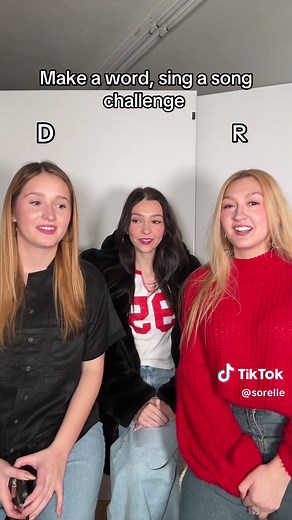 Make a Word, Sing a Song Challenge Fun
