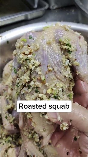 Roasted squab