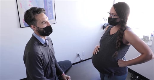 9 MONTHS PREGNANT - MASSIVE RELIEF FOR LOWER BACK PAIN -