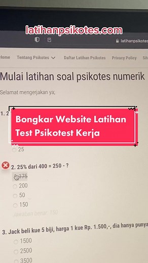 Latihan Psikotes Kerja: Tips dan Website Terbaik