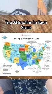 Top attractions in each USA state! #usa #usareels #omg #viralcontent | Chris Tuck