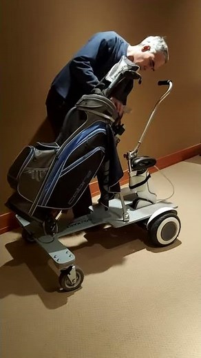 Segway Ninebot S plus (or mini plus) golf cart - upgraded with 'push' and 'ride' modes