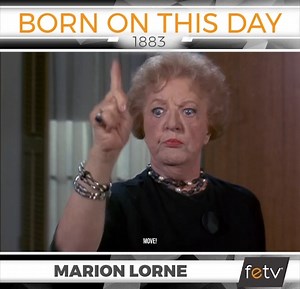 Marion Lorne (RIP) was born on this day in 1883. Lorne is remembered for playing the beloved role of Aunt Clara on #Bewitched, starring in 27 episodes before her death in 1968. 🔮✨ Watch #Bewitched weekdays at 12p ET on FETV! | FETV