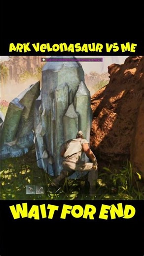 ARK Velonasaur VS Me Epic Fight 🔥 Ark Survival Ascended Extinction 🔥 #ark #viralshorts #arksurvival