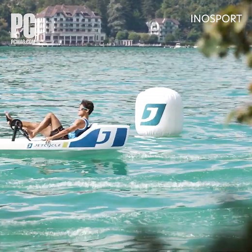 1.6K views · 17 reactions | The JetCycle hydrofoil lets you glide over the water while reclining in a kayak-type boat. By pedaling, the JetCycle rises up to eliminate drag from the water, pushing you faster and easier than rowing or even a traditional pedal boat. | PCMag | Facebook