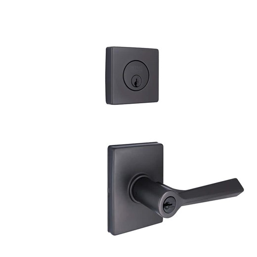 Reviews for Home Decorators Collection Wilshire Gun Metal Single Cylinder Door Handle Combo Pack Featuring Dual Keyway | Pg 1 - The Home Depot