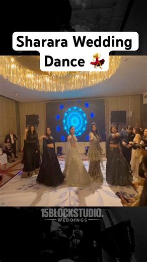 The lights, the beats, the crowd screaming & the bride owning the stage ✨💃❤️ , Sharara performance