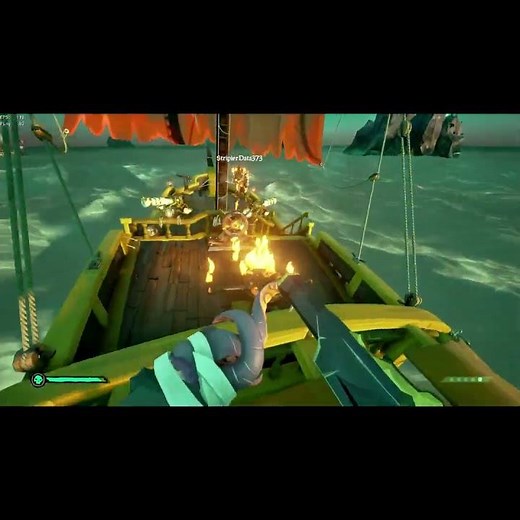 Sea of Thieves Deck Shot Trick