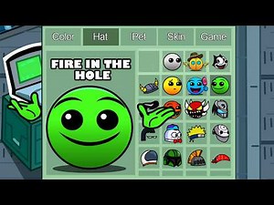 fire in the hole (geometry dash) in Among Us ◉ funny animation - 1000 iQ impostor