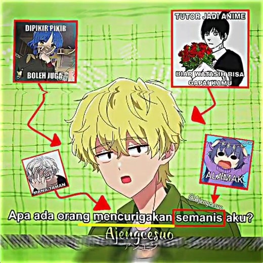 GAK ADA DEH 👅😖💘 || JJ ANIME✨||#ajengcesuo#anime#tamonsbside#natsukiishibashi#asukainoue#shorts#fyp