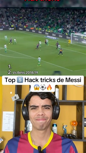 3.6K views · 49 reactions | Top 5️⃣ Hack tricks de Messi⚽️ #messi #realmadrid #football #goles #virals #championsleague #barcelona #viralreelsシ | AF sports | Facebook
