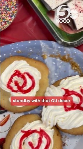 OU fans tailgating for College Football Playoff game at Oklahoma senior living facility