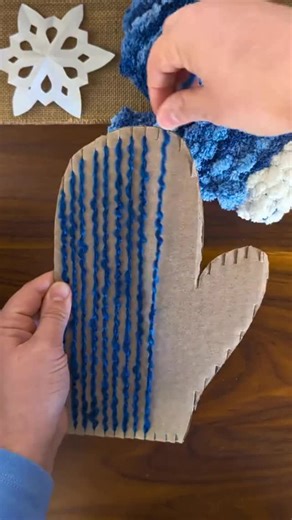 Richa on Instagram: "DIY Cardboard Loom Magic: Cute Woven Mittens #DIYCrafts #CardboardCrafts #WeavingProject #HandmadeWithLove #CraftyIdeas #CreativeDIY #WinterCrafts #CozySeason #MittensDIY #LoomWeaving #EasyDIYProjects #CraftReels #ReelsDIY #TrendingReels #CraftTutorial #KidsCraftIdeas #CardboardDIY #WinterVibes #CraftInspiration #HomemadeCrafts #ArtsAndCrafts #DailyDIY #DIYReels #CraftCommunity #CraftingFun #DIYForEveryone #WeavingArt #CozyCrafts #HandmadeMagic #ReelsTrending"