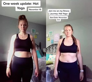 #duet with @al_junebug Stay tuned for week 3 & 4! #transformation #weightloss #hotyoga #exercise #fyp #fypシ