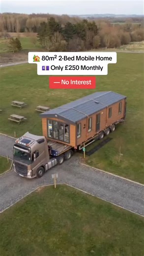 Affordable 80m² Mobile Home with 2 Bedrooms for £250