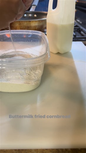 16K views · 507 reactions | Buttermilk fried cornbread like your grandmother use to do it… | Candy Red LLC | Facebook