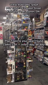 Holiday collectibles are landing daily at PoP Topic 🎁🔥 Shop anime figures, Funko Pops, exclusives, and collector favorites — with 15,000 items available online and in-store. No waiting. No guessing. Hot items sell fast — order today or grab it in-store before it’s gone. 🛒 Shop now: www.poptopic.shop 📍 PoP Topic — 263 Queen Street East, Unit 15, Brampton, ON Store Hours Tue–Fri: 12PM–7PM Sat: 12PM–6:30PM Sun–Mon: 12PM–6PM Follow us for drops & restocks 👉 @poptopic.shop #anime #funkopop #coll