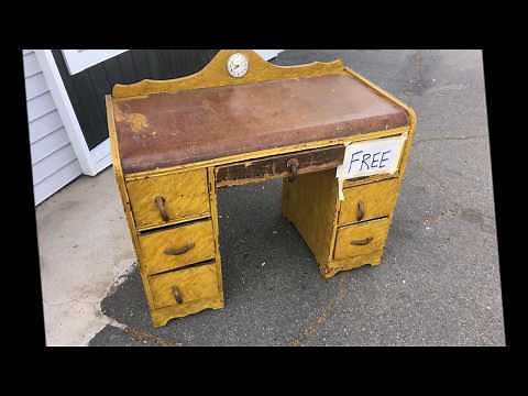 RESTORATION - ANTIQUE ART DECO VANITY/DESK