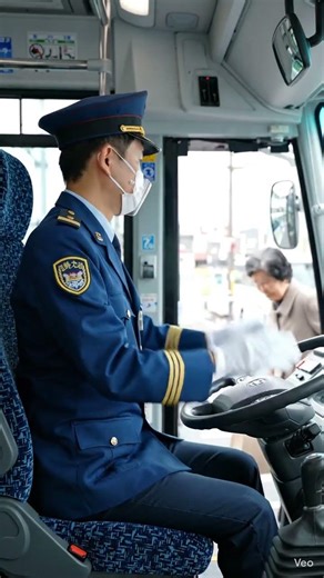 Japanese bus drivers are polite and respectful to the passengers always. #japan #japaneseculture