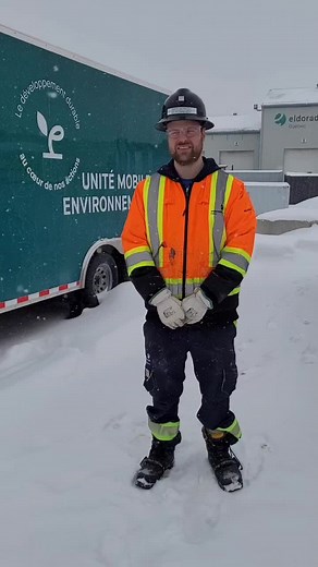 Eldorado Gold Québec est bien fière de s'être convertie 😁 #mining #valdor #biological #equipment